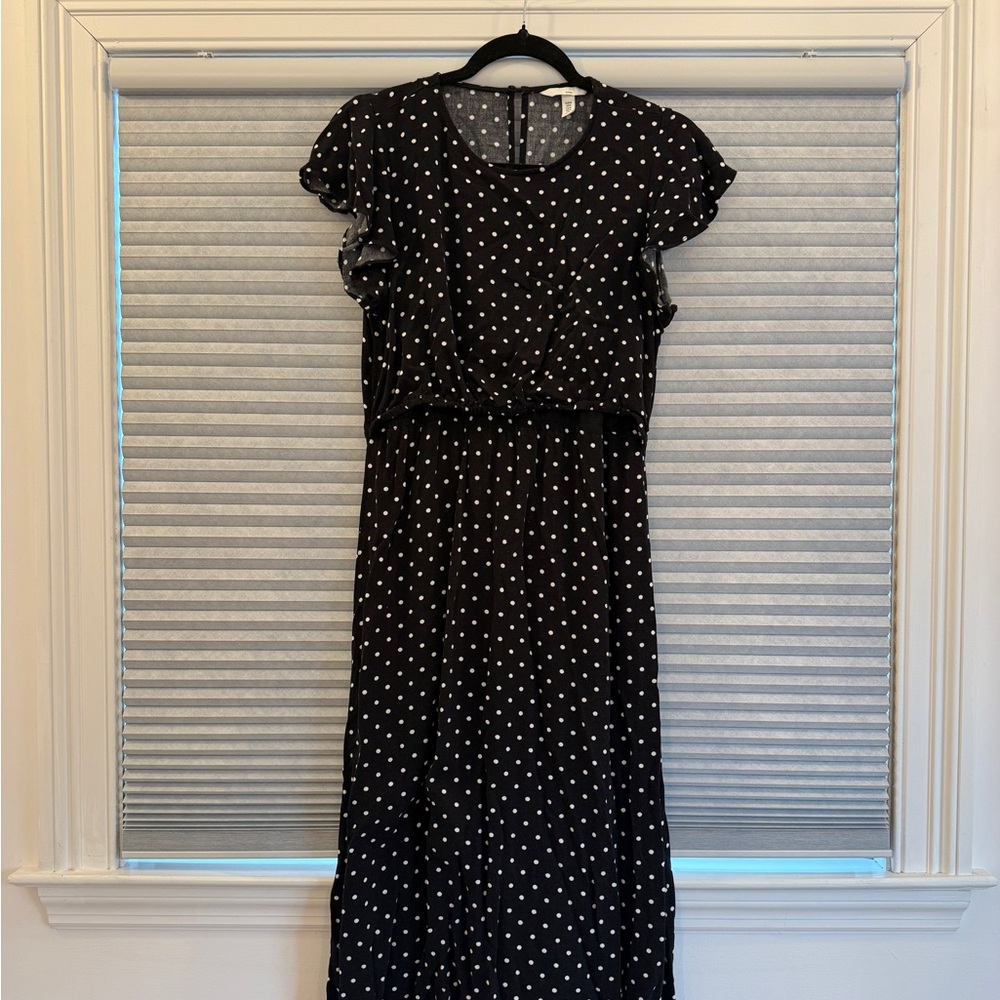 H&M MAMA Crêpe nursing dress